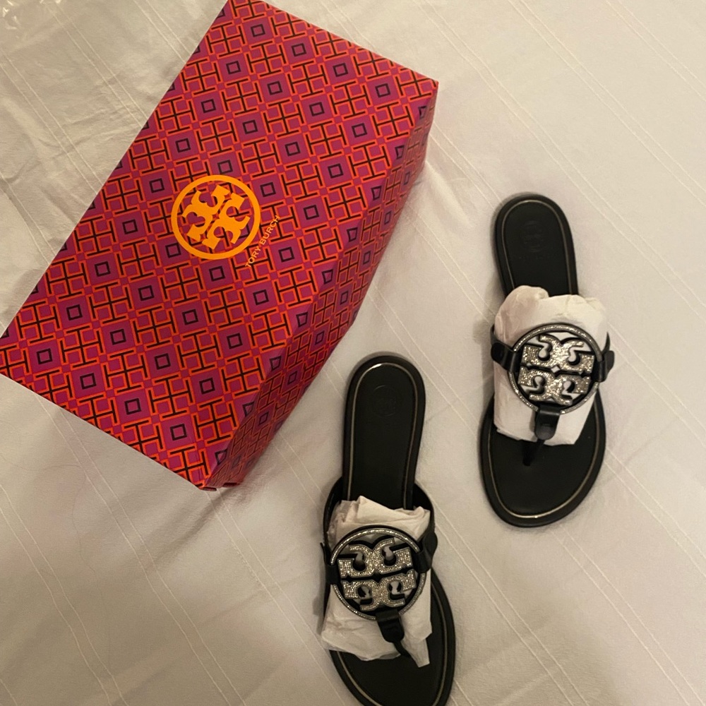 Troy Burch Embellished Miller Sandal NWT